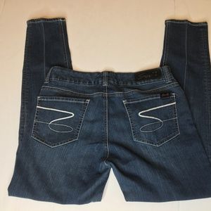 Seven7 Women's legging Skinny Jeans  Med Blue